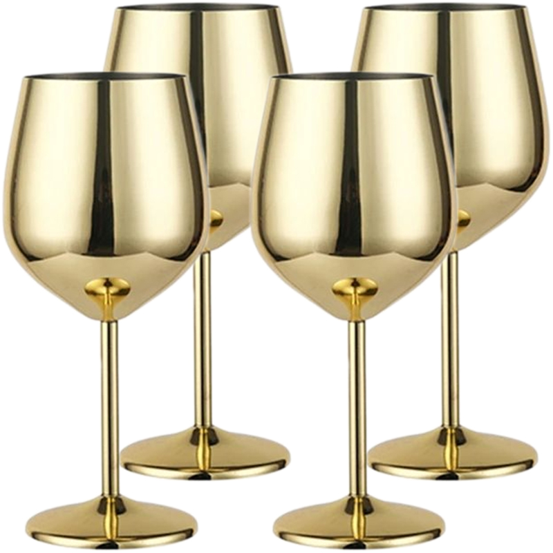 Commercial Kitchen Accessories - 4PCS Stainless Steel Glass Cocktail Creative