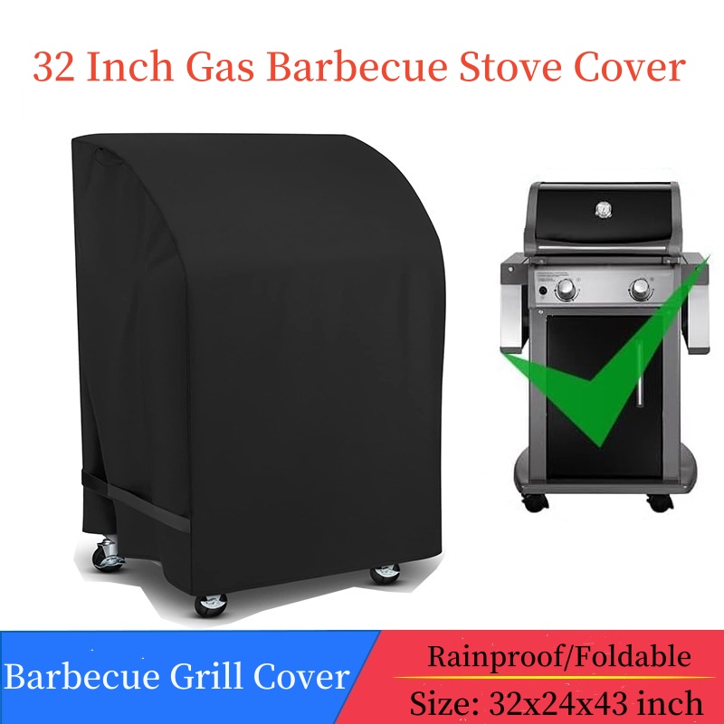 Commercial Kitchen Hood Cleaning - 32 inch Gas Barbecue Stove Cover