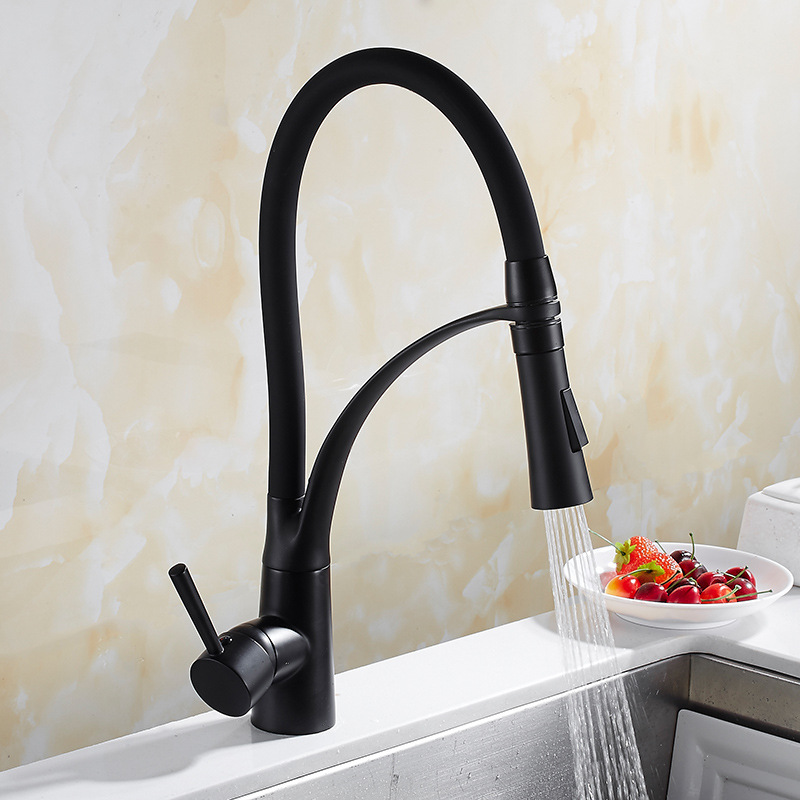 Pull Down Kitchen Faucet Solid - Commercial Kitchen Mixer Tap 评论和价格