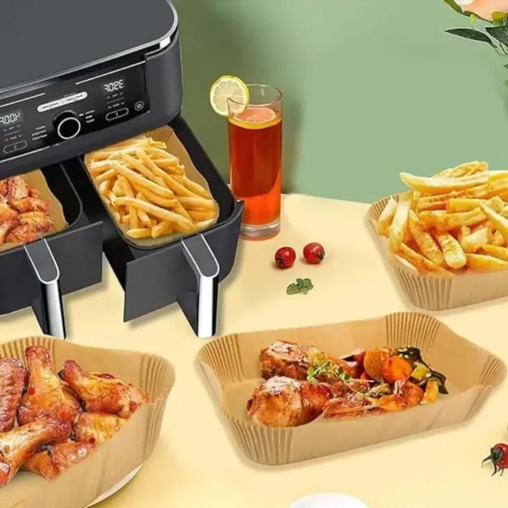 50/100pcs Disposable Air Fryer - Commercial Kitchen Pans 评论和价格