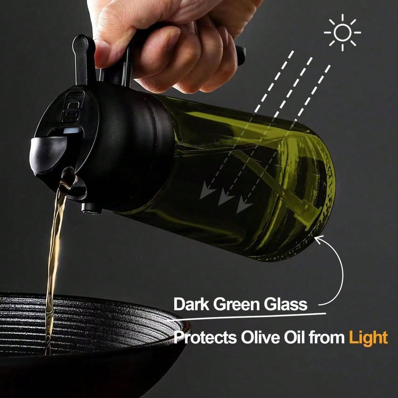High Grade Olive Oil Dispenser - Commercial Kitchen Sprayer 评论和价格
