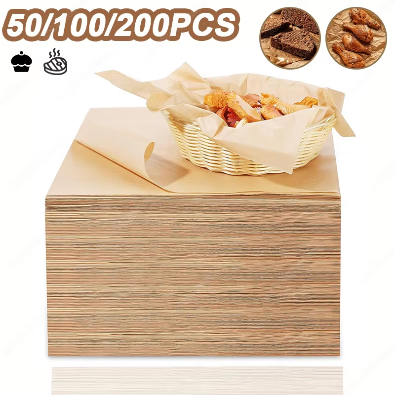 50/100/200PCS Baking Paper Par - Commercial Kitchen Pans 评论和价格