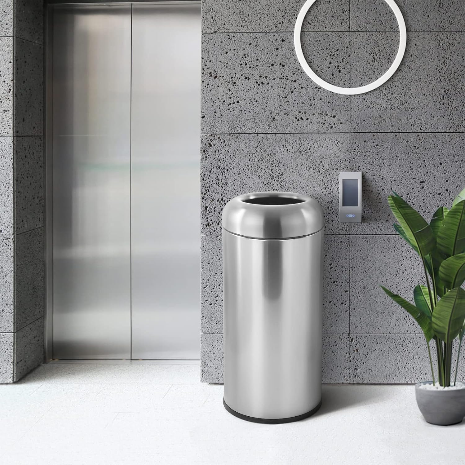 Large Stainless Steel Open‑Top - Commercial Kitchen Garbage Disposal 评论和价格
