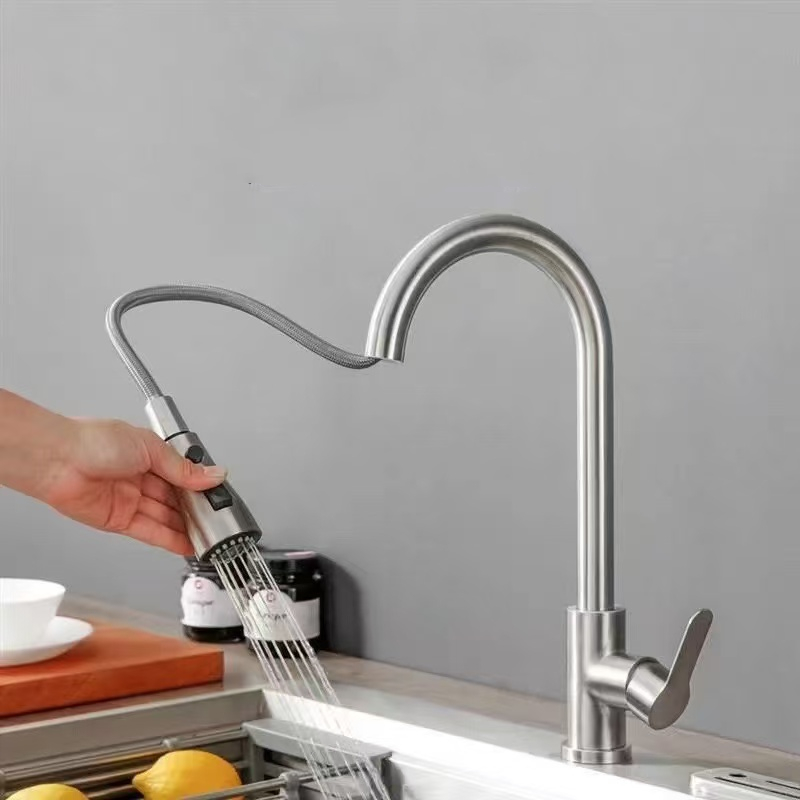 Kitchen Faucet Single Hole Pul - Commercial Kitchen Mixer Tap 评论和价格