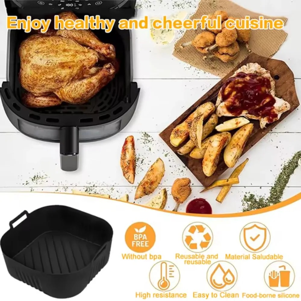 Silicone Air Fryer Mold Oil Fi - Commercial Kitchen Pans 评论和价格