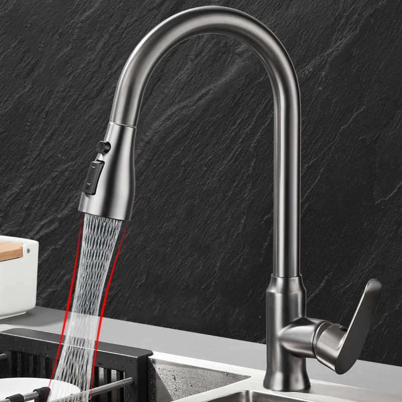 Kitchen Faucet Single Hole Pul - Commercial Kitchen Mixer Tap 评论和价格