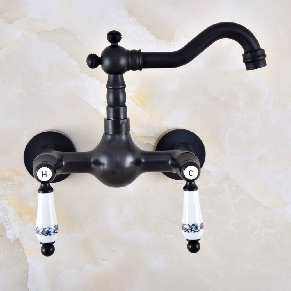 Black Oil Rubbed Bronze Wall M - Commercial Kitchen Mixer Tap 评论和价格