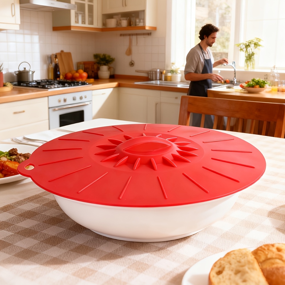 5-Piece Silicone Lids, Heat-Re - Commercial Kitchen Pans 评论和价格