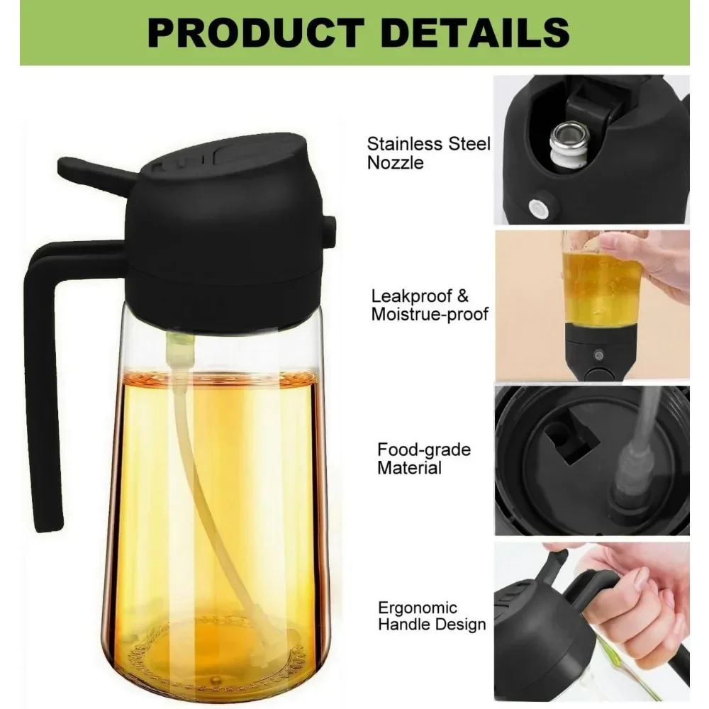 2in1 Plastic Oil Sprayer 500ml - Commercial Kitchen Sprayer 评论和价格