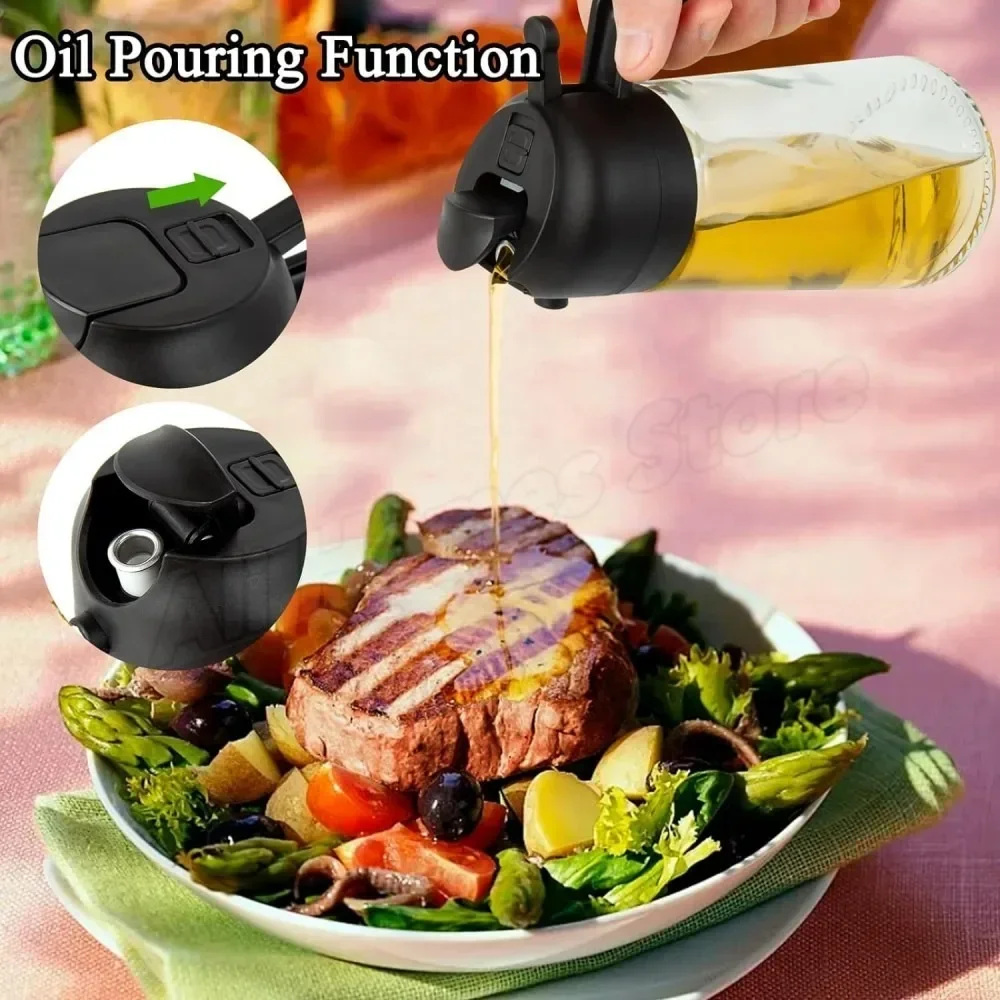 2in1 Plastic Oil Sprayer 500ml - Commercial Kitchen Sprayer 评论和价格