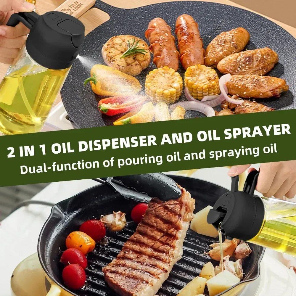 2in1 Plastic Oil Sprayer 500ml - Commercial Kitchen Sprayer 评论和价格