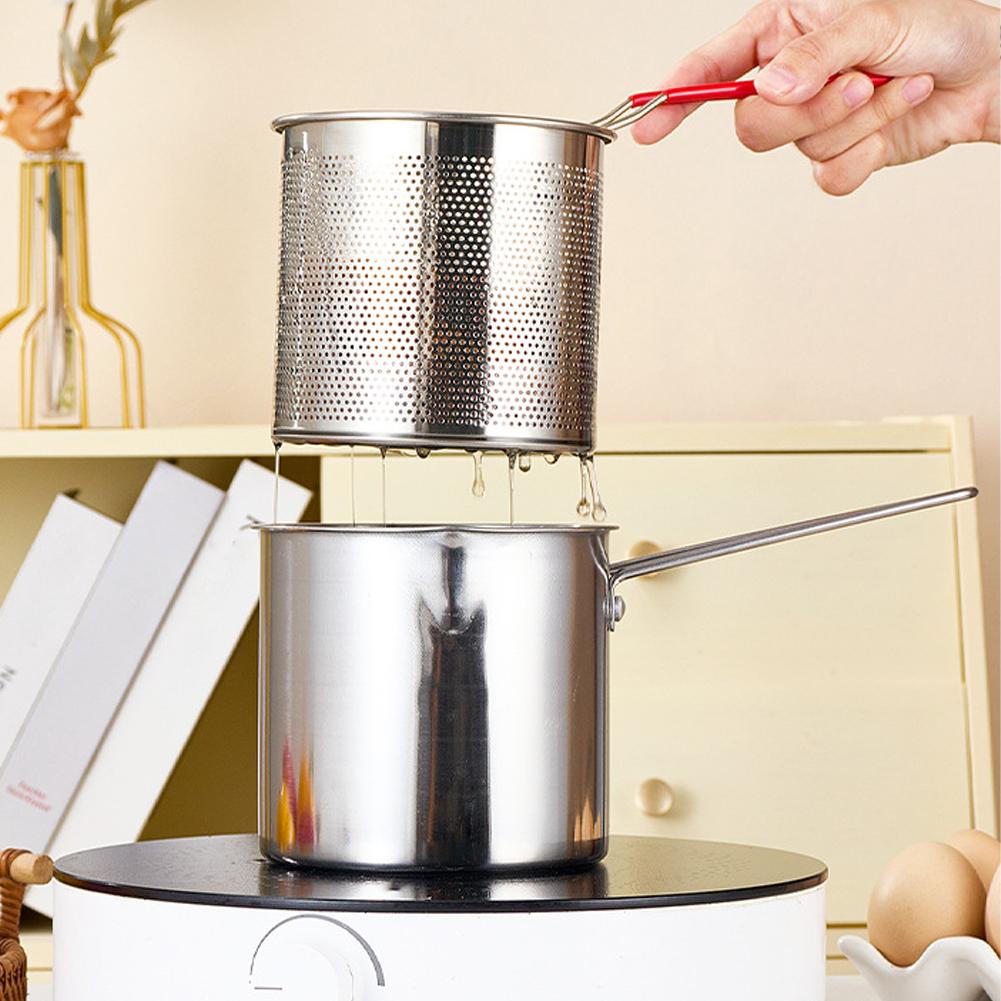 Stainless Steel Deep Fryer Pot - Commercial Kitchen Pans 评论和价格